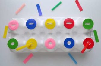 Сортер из коробки для яиц