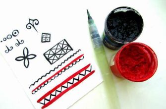 элементы мезенской росписи