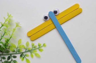 Cтрекоза из палочек