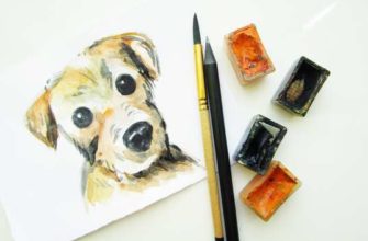 рисунок для детей собака