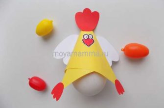 Курочка из бумаги