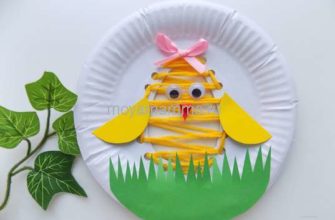 Цыпленок на тарелке