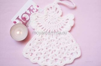 ажурный ангел крючком